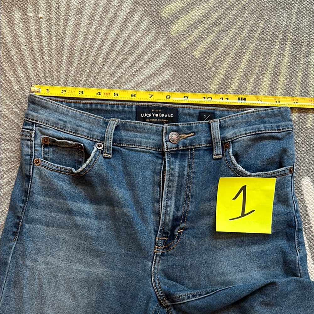 LUCKY ๐ BRAND SKINNY JEANS 2 PAIR SZ 6/28 - Picture 6 of 14